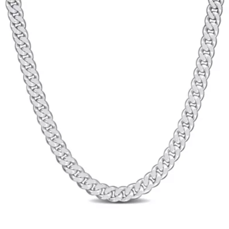 2.65mm Curb Link Necklace Sterling Silver