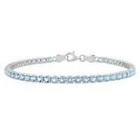 Sky Blue Topaz Bracelet in Sterling Silver