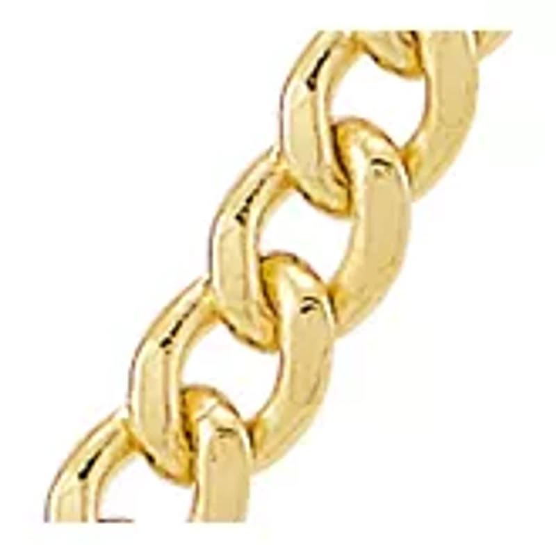 Cuban Chain Necklace in 10K Gold