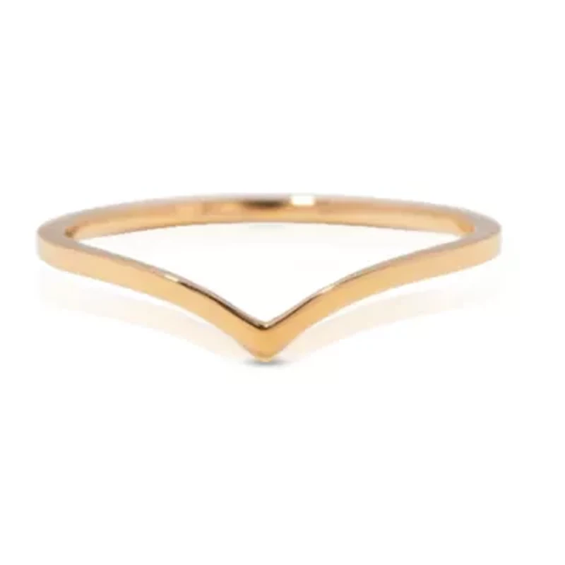 14k Yellwo Gold Wishbone Ring