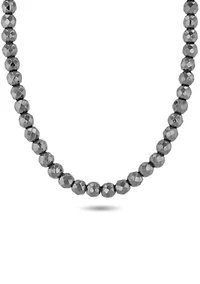 Stainless Steel Hematite 4MM Bead Bracelet