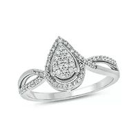 1/4 ct. t.w. Diamond Promise Ring Sterling Silver