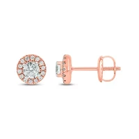 ct. t.w. Diamond Solitaire Earring 14K Gold