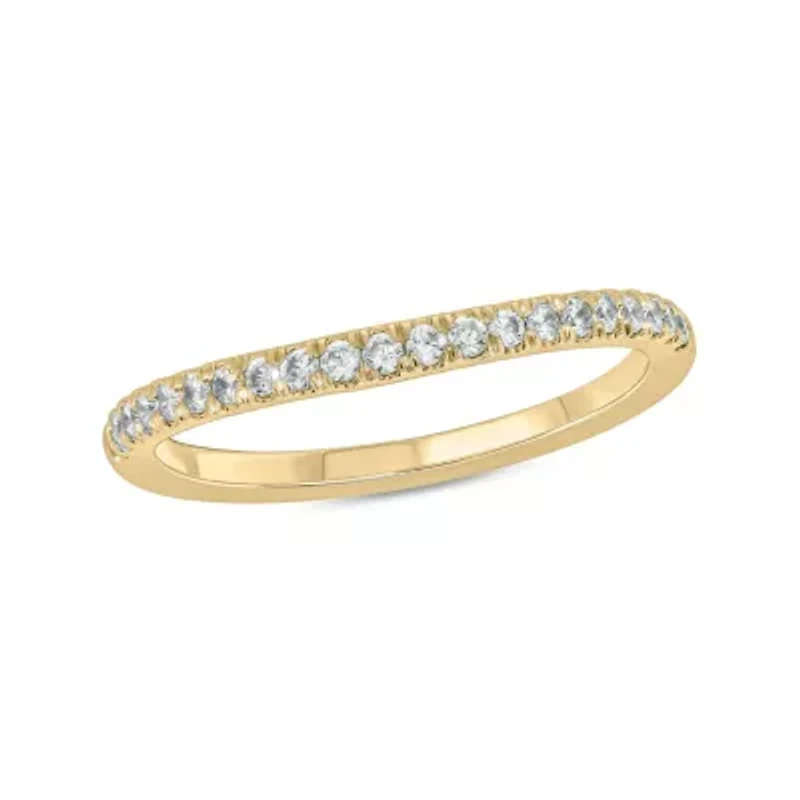 1/4 ct.t.w. Diamond Countour Anniversary Band 14KT Yellow Gold