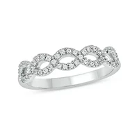 1/4 Carat, Diamonds timeless, durable, and stackable design Ring Sterling Silver