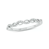 1/10 Carat, Diamonds Elegant Wedding Ring 14K Yellow Gold