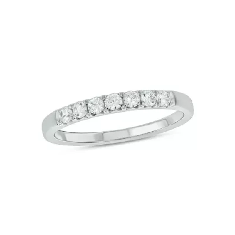 Lab Created 3/ Carat Lab-Grown Diamond Elegant Anniversary Ring Sterling Silver
