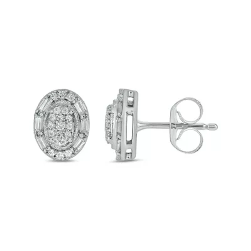 1/4 ct. t.w. Diamond Fashion Earring In Sterling Silver