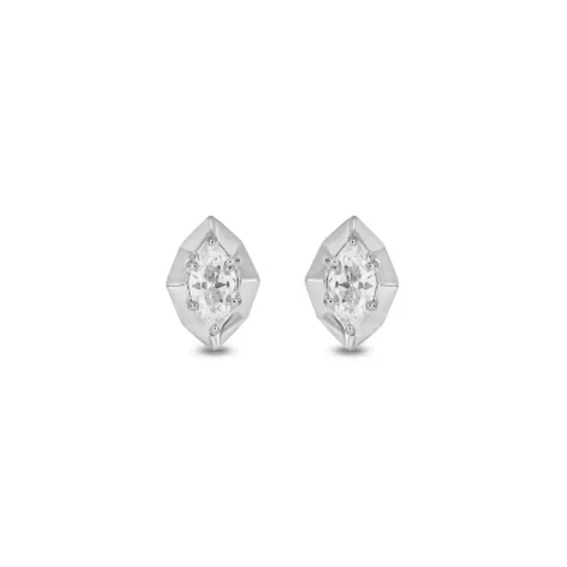 Lab Created 3/8 Carat Lab-Grown Diamond Stud Earrings
