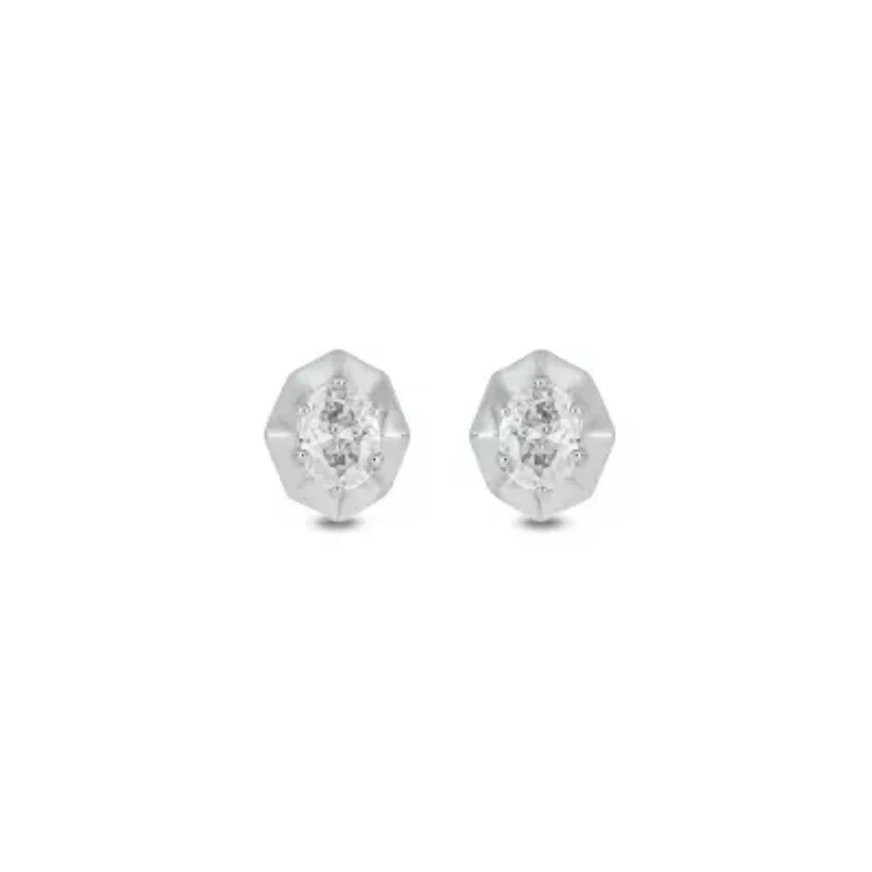 Lab Created 3/8 Carat Lab-Grown Diamond Stud Earrings