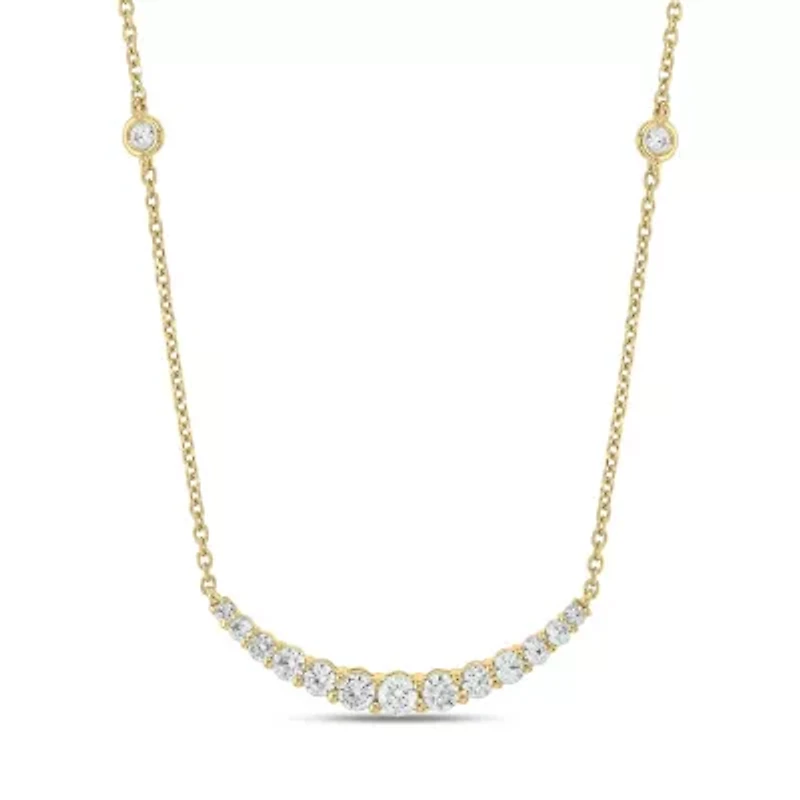 3/8 carat, Diamond Smiley stunning Necklace Pendant in 14K Yellow Gold