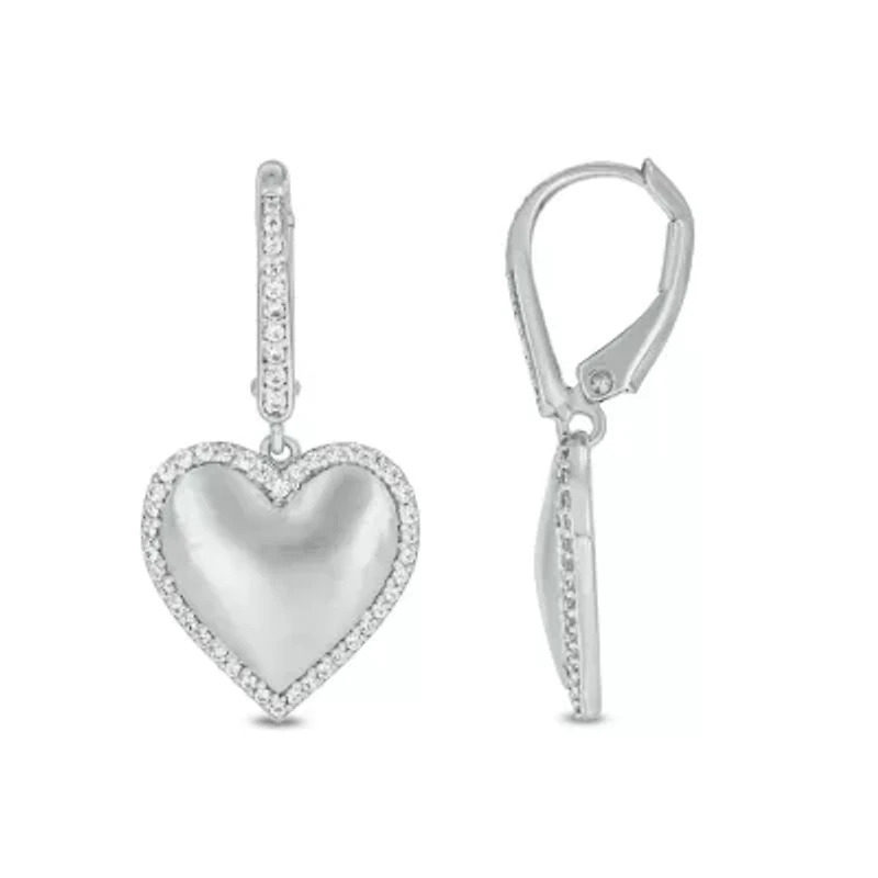 1/5 carat, Diamond Cross Pendant in sterling silver