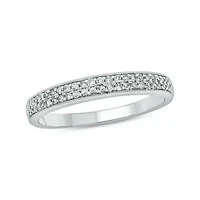 1/4 ct. t.w. Diamond Anniversary Band in Sterling Silver
