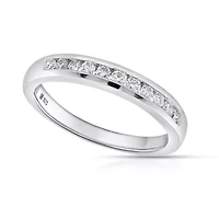 Lab Created 1/2CTTW Grown Diamond Channel Set Band