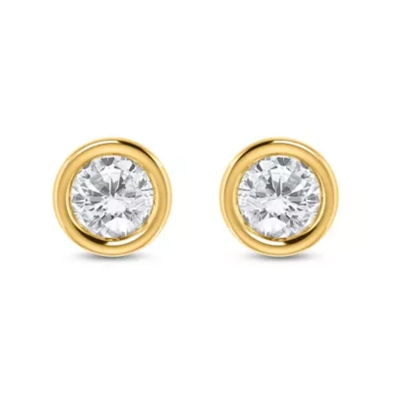 Lab Created 1/2CTTW Lab Grown Diamond Earrings