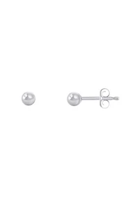Sterling Silver 3mm Ball Stud Earrings