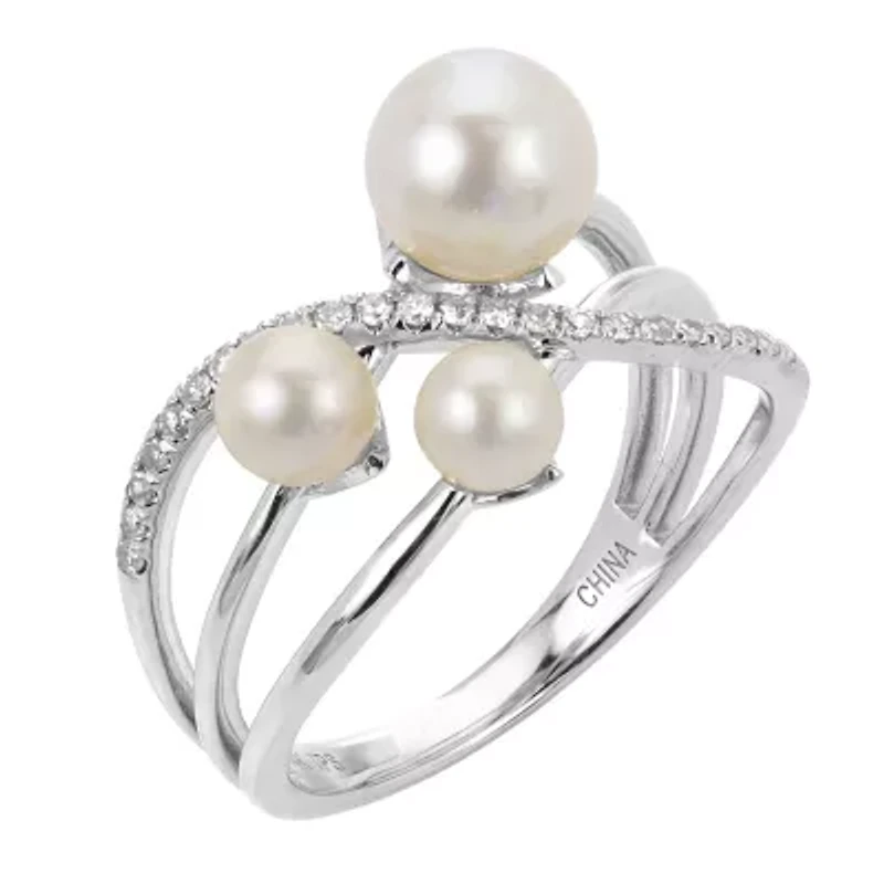 Sterling Silver Freshwater Pearl Ring