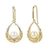 Sterling Silver Freshwater Pearl Earring