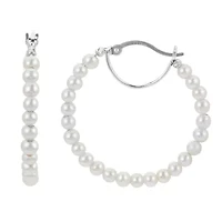 Sterling Silver Freshwater Pearl Earring