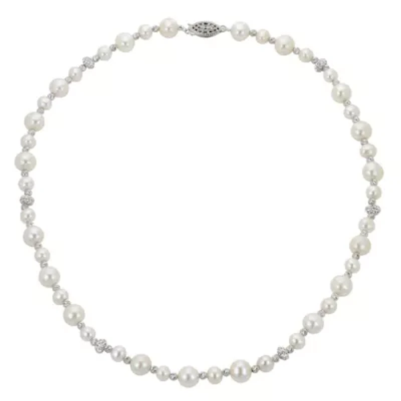 Sterling Silver Freshwater Pearl Necklace