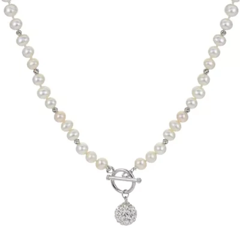 Sterling Silver Freshwater Pearl Necklace