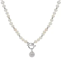 Sterling Silver Freshwater Pearl Necklace