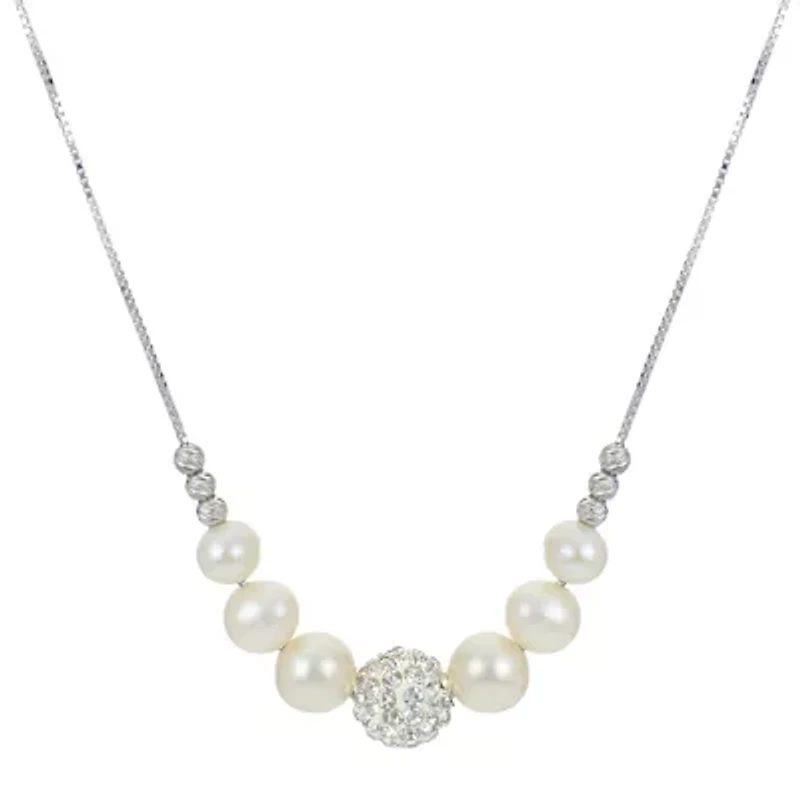 Sterling Silver Freshwater Pearl Necklace