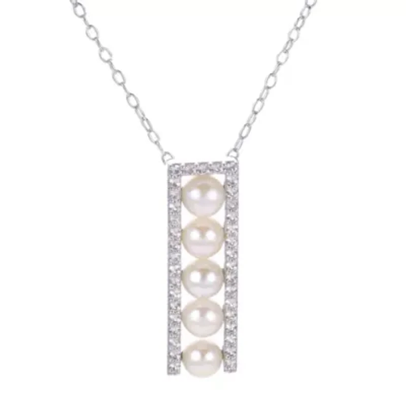 Sterling Silver Freshwater Pearl Necklace
