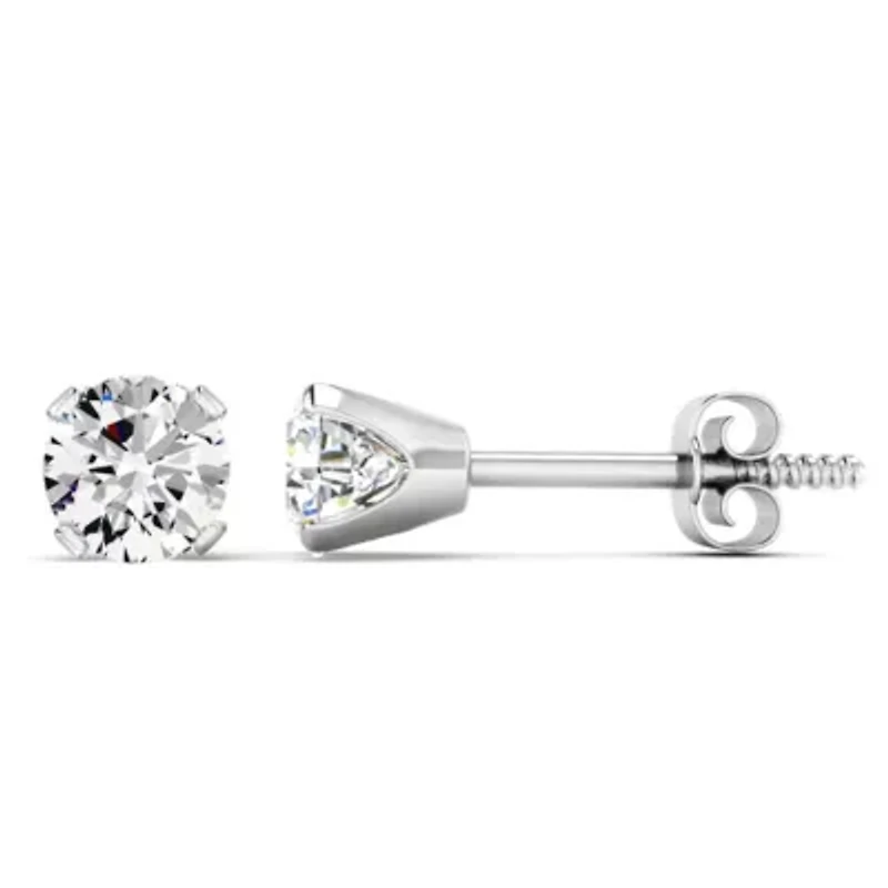 1 ct. t.w. Moissanite Screw Back Stud Earrings 14K Gold