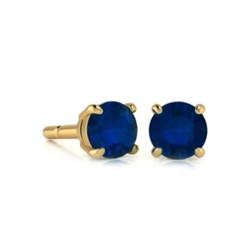 1 1/2 ct. t.w. Gemstone Stud Earrings 14K Gold