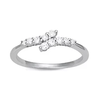 Lab Created 0.25CTTW DIAMOND RING 10KW