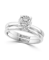 Diamond Ring Set In 14K White Gold