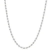 Sterling Silver 1.3mm Twisted Box Chain Necklace