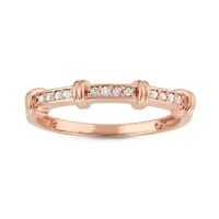10Kt Rose Gold Diamond Ring