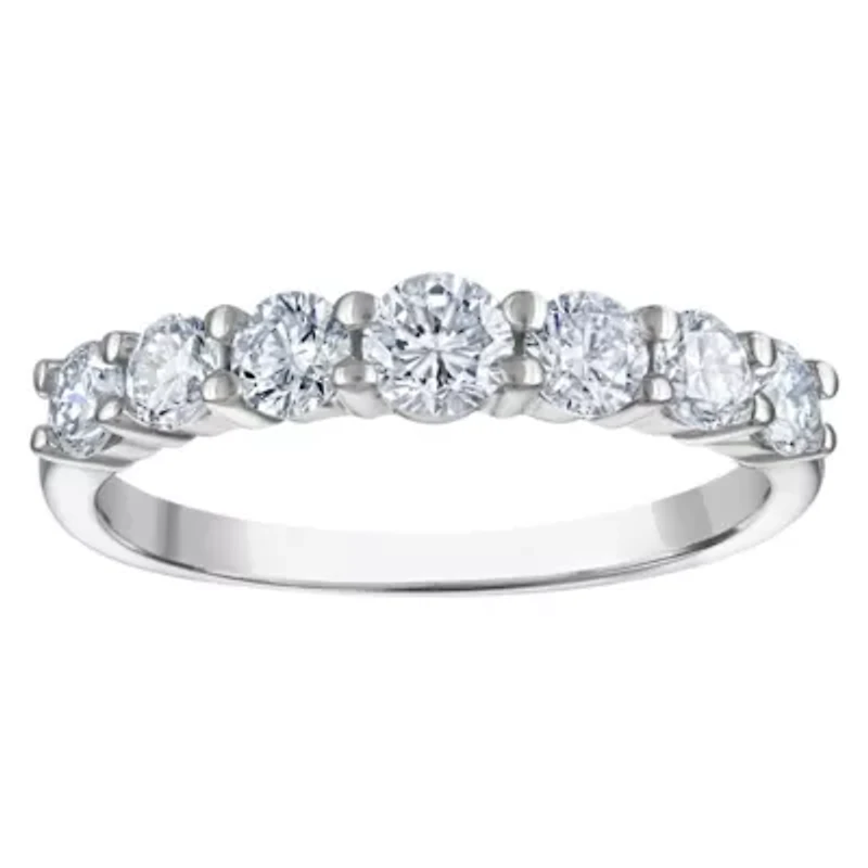 Lab Created Sterling Silver Grown Diamond Statement Ring