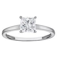 Lab Created 14k Gold 1 cttw Lab-Grown Diamond Princess Solitaire Ring