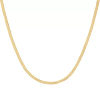 10Kt Gold Herringbone Necklace