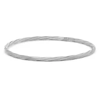 Sterling Silver Twisted Bangle Bracelet