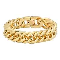 18k gold plated chain link bracelet