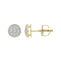 1/20ct. t.w. Diamond Stud Earring in 10K Yellow Gold