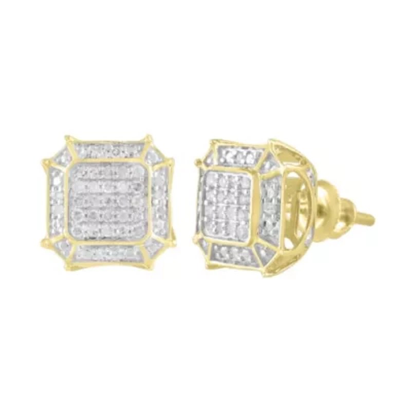 1/6ct. t.w. Diamond Stud Earring in 10K Yellow Gold
