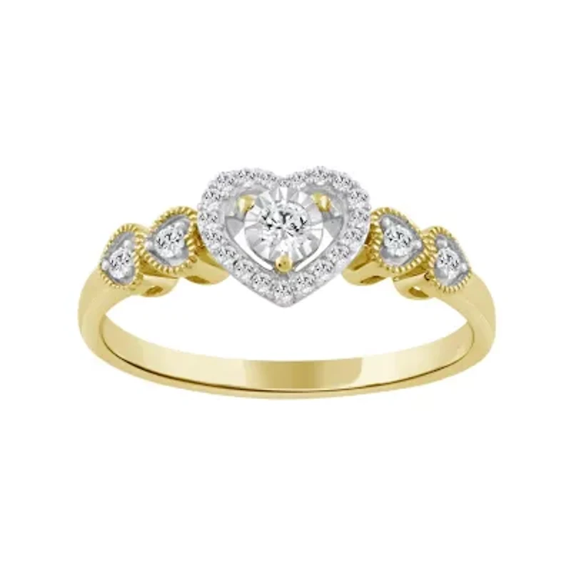 1/6ct. t.w. Diamond Ladies Ring in 10K Yellow Gold