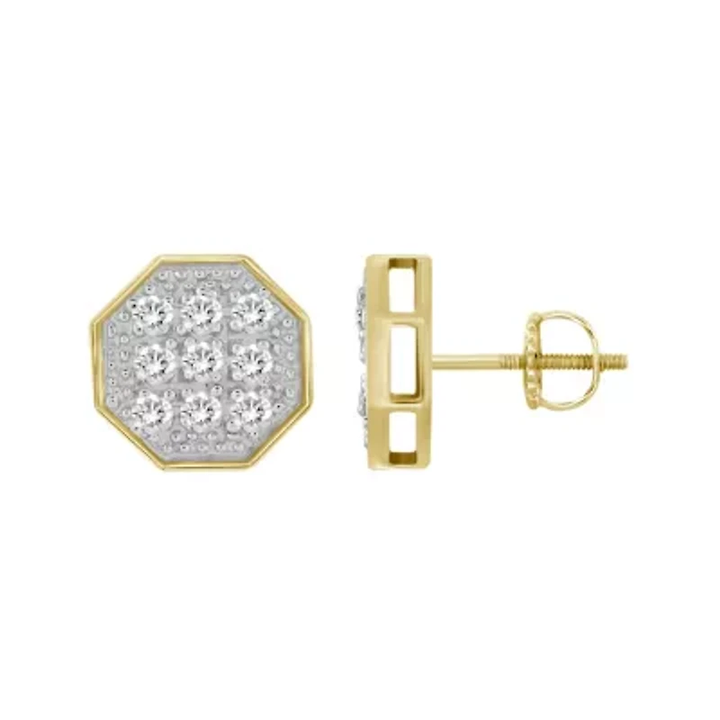 1/20ct. t.w. Diamond Stud Earring in 10K Yellow Gold