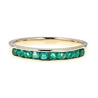 EMERALD Ring 10K YELLOW GOLD