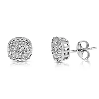 1/10 ct. t.w. Diamond Stud Earrings in 925 Sterling Silver