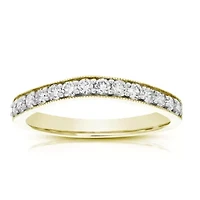 1/2 ct. t.w. Diamond Wedding Band in 14K Yellow Gold