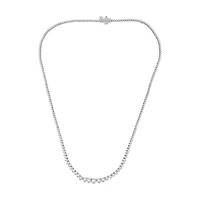 Lab Created ct. t.w. Lab Grown Diamond Graduated Necklace in 14K Gold