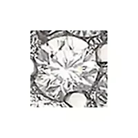 Pavé Crystal Cubic Zirconia Twisted Cross Pendant Necklace