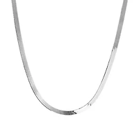 Sterling Silver Herringbone Chain Necklace, 16IN., 18IN., 20IN. Or 24IN.