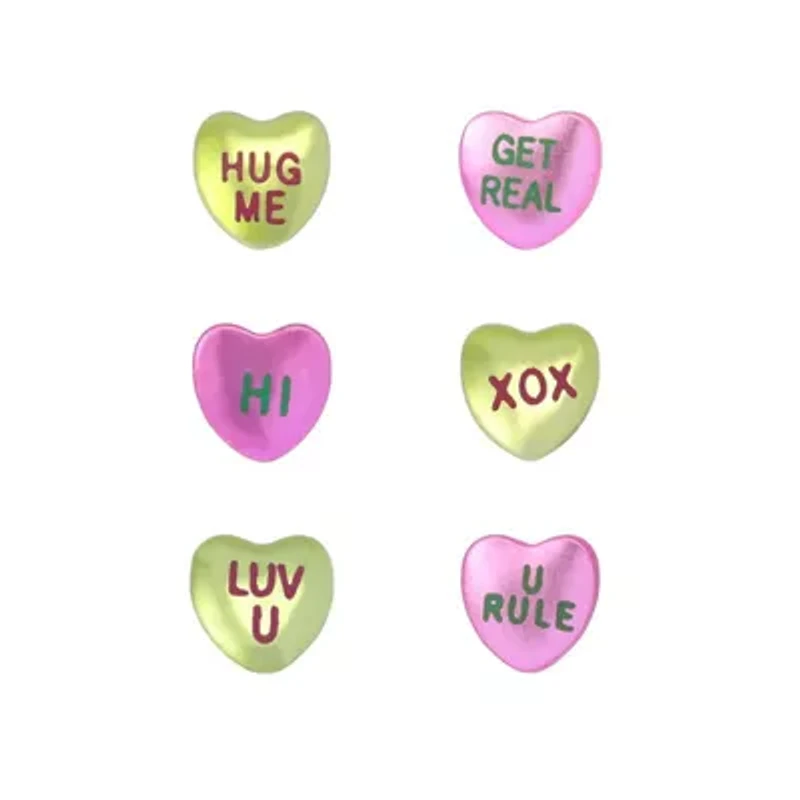 Sweetheart 6-Piece Stud Earring Set